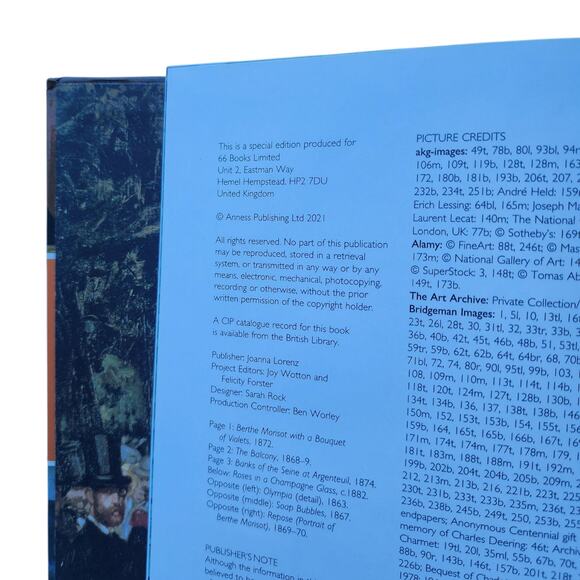 The Life and Works of Manet Illustrated Art Book by Nigel Rodgers 2021 Hardcover - Picture 7 of 14